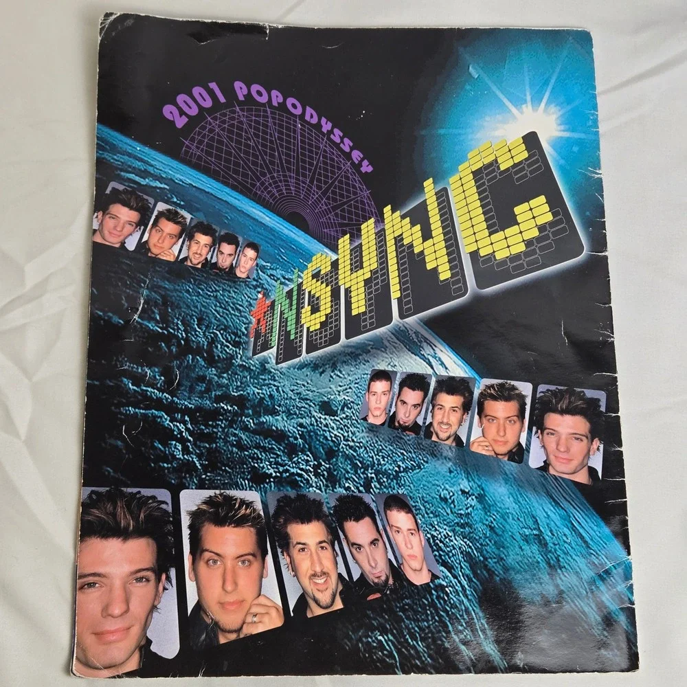 N'SYNC 2001 Pop Odyssey Tour Program‎ Concert Souvenir Collectible Vintage Y2K
